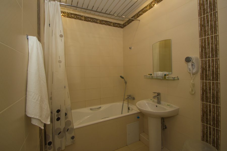 Двухместный номер в корпусе А в санатории Горный воздух в городе Железноводске - фотография