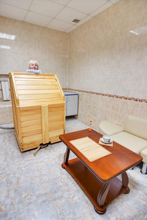 Кедровая бочка в санатории Горный воздух в городе Железноводске - фотография