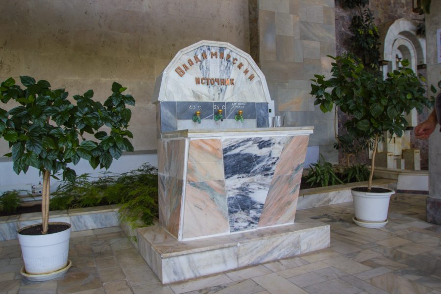 Питьевой бювет в санатории Горный воздух в городе Железноводске - фотография