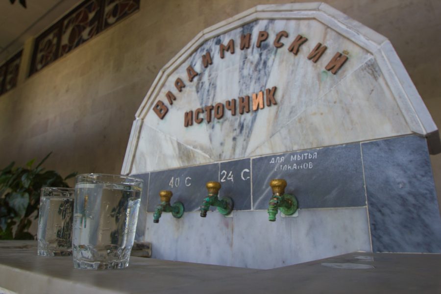 Питьевой бювет в санатории Горный воздух в городе Железноводске - фотография