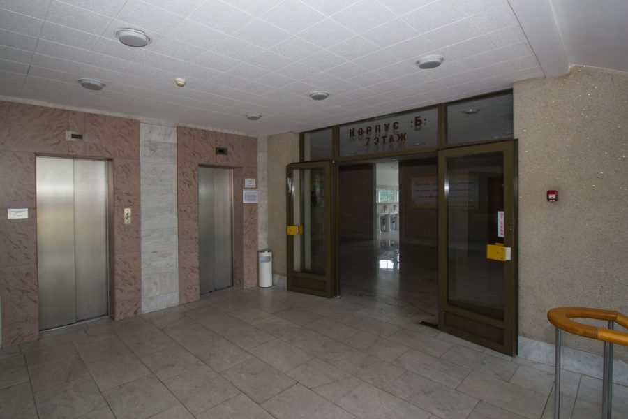 Холл в санатории Горный воздух в городе Железноводске - фотография