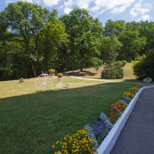 Территория в санатории Горный воздух в городе Железноводске - фотография